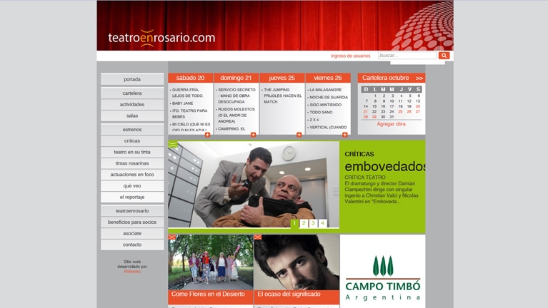 Teatro en Rosario
